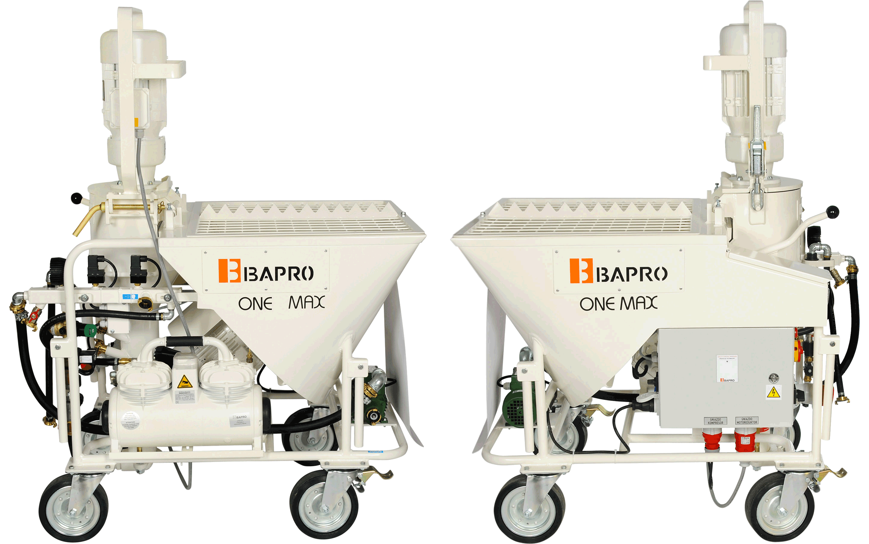 BAPro пълно окомплектована машина за мазилка